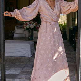 Isabella Long Sleeve Wrap Dress by ELF / Buddify
