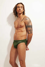 Stallion Swim Brief - Green by KovarX / Buddify