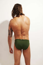 Stallion Swim Brief - Green by KovarX / Buddify