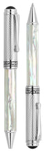 Maestro® Oceanic White Mother of Pearl Ballpoint Pen - Chrome Cap