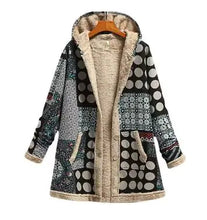 Winter Retro Hooded Cashmere Jacket for Women by ZenDrop Shipping