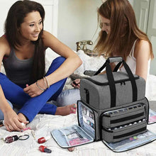 Double Layer Nail Polish Organizer and Storage Case by Cartfind / Temu