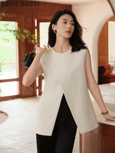 Asymmetrical Sleeveless Vest Top for Summer 2025 by ZenDrop Shipping