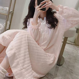 Cozy Coral Fleece Women's Winter Pajamas by Zopi Dropshipping