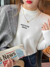 Fleece-Lined Half Turtleneck Top for Women by Zopi Dropshipping