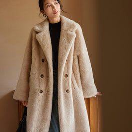 Eco-Friendly Thick Winter Fur Overcoat for Women by Zopi Dropshipping