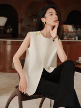 Asymmetrical Sleeveless Vest Top for Summer 2025 by ZenDrop Shipping