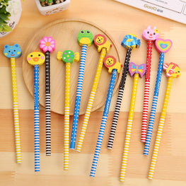 Cute Cartoon Pencil With Eraser by FFOrder