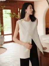 Asymmetrical Sleeveless Vest Top for Summer 2025 by ZenDrop Shipping