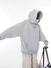 American High Street Mechanical Style Outwear Social Fear Turtleneck Hooded Sweatshirt Men and Women Loose Tops 2024 Hooded Thin by Saif