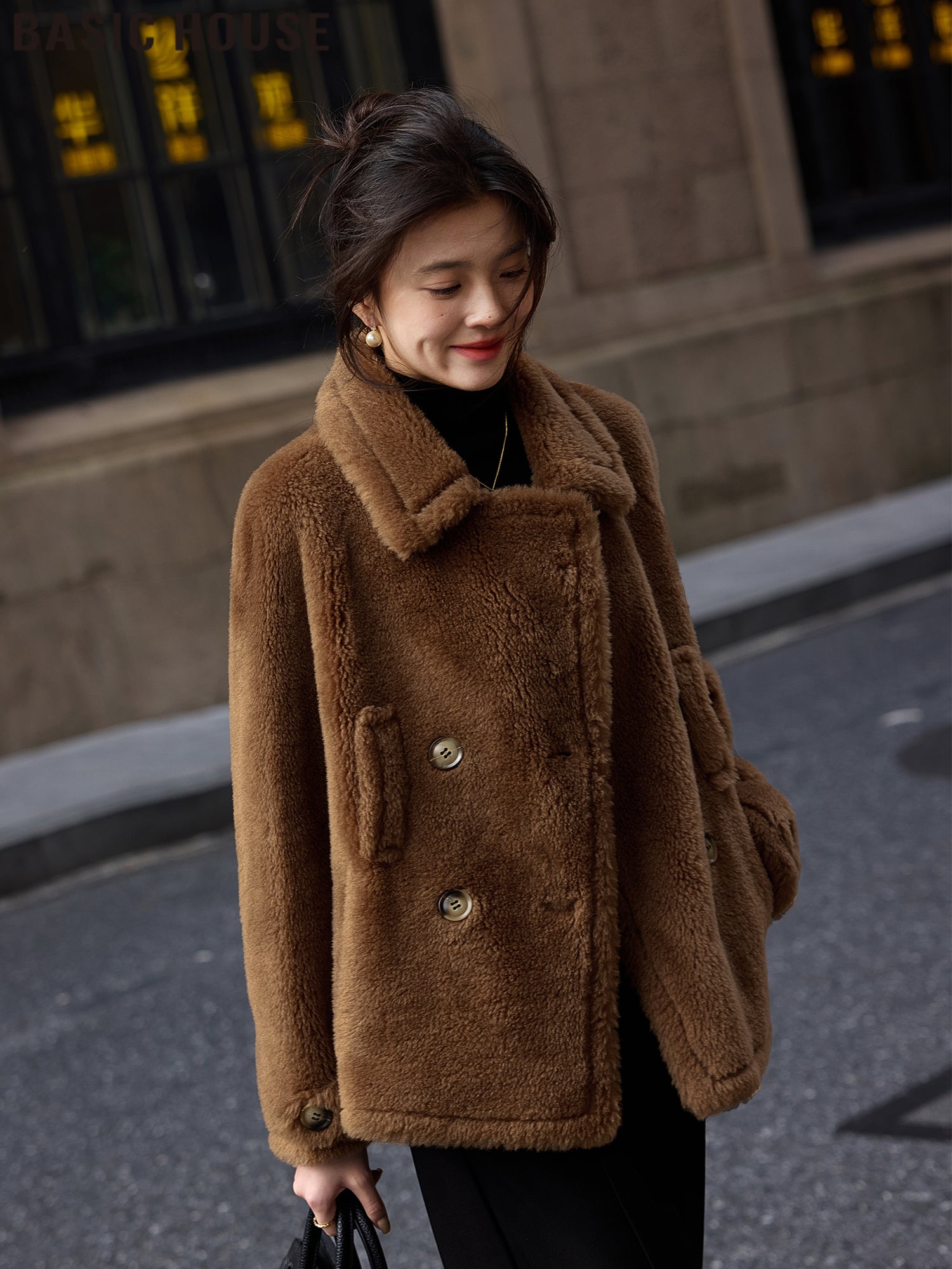 Luxury Eco-Friendly Faux Fur Winter Coat by Zopi Dropshipping