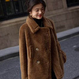 Luxury Eco-Friendly Faux Fur Winter Coat by Zopi Dropshipping
