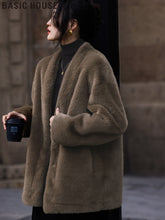 Eco-Friendly Women's Brown Fur Winter Coat by Zopi Dropshipping