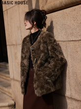 Eco-Friendly Maillard Brown Plush Fur Coat by Zopi Dropshipping