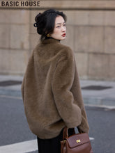 Thickened Retro Coffee Fur Women's Winter Coat by Zopi Dropshipping