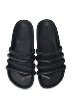 Castaway Leather Slides (Sz. 5.5 & 6.5) by ELF / Buddify