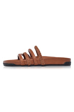 Castaway Leather Slides (Sz. 5.5 & 6.5) by ELF / Buddify