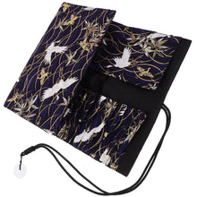 Oxford Fabric Makeup Brush Bag Retro Dust-proof makeup brush case pouch Multi-functional folding storage bag Travel touch up bag by Dropship man