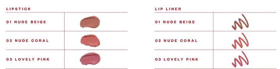 The Kiss Lips Gift Set Liquid Lipstick & Lip Liner by Nature:21 Blvd / Buddify