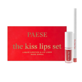 The Kiss Lips Gift Set Liquid Lipstick & Lip Liner