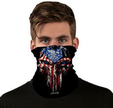 Punisher Red White and Blue Gaiter by StonerDays / Buddify