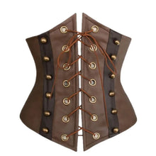Retro Leather Corset by Infinite Steampunk / Buddify