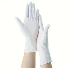 20/50/100PCS Disposable White Nitrile Gloves Household Cleaning Gloves Kitchen Cooking Tattoo Pet Tools Waterproof Latex Free by fashioncafee.com / Dsers
