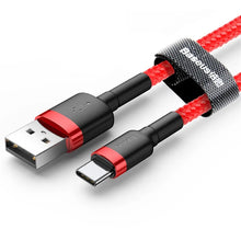 Baseus USB Type C Cable for Samsung S10 S9 Quick Charge 3.0 Cable USB C Fast Charging for Huawei P30 Xiaomi USB-C Charger Wire by fashioncafee.com
