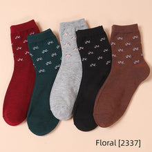 Ladieswear Socks Female Spring & Fall Cotton Mid-Calf Length Socks Fall and Winter Middle-Aged and Elderly Grandma Socks Loose Mouth Pure Color All Year Round Long Tube Women's Socks by fashioncafee.com