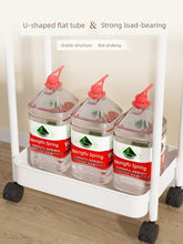 Japanese Trolley Rack Floor Kitchen Bathroom Movable Baby Products Bedroom Bedside Snack Rack Carbon Steel by fashioncafee.com