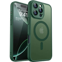 Luxury Frosted Phone Case For iPhone 17 16 15 14 13 12 11 Pro Max Plus 17 Air 16e For Magsafe Matte Transparent Magnetic Cover