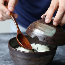 2Pcs Wooden Spoons Japanese Wood Rice Soup Spoon Kitchen Wood Spoon Set for Eating Soup Dessert Teaspoon Kids Spoon Tableware by BalmyDays