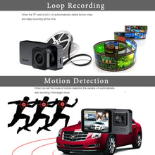 3 Camera Lens Car DVR 3-Channel Dash Cam HD 1080P Dash Camera Dual Lens Dashcam Video Recorder Black Box 24H Parking Monitoring by OLESED