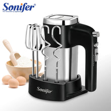 Food Mixer Electric Cuisine Kitchen Blender With Dough Hooks Chrome Egg Beater Hand Mixer Machine For Sweets Bakery Sonifer by SONIFER