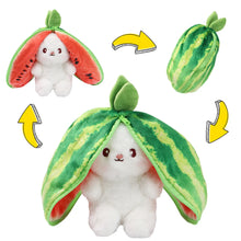 2024 New Bunny Plush Toy Cute Fruit Rabbit Stuffed Animals Transform Cuddly Bunny Plushie Doll for Kids Birthday Gift by DSers