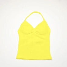 Impact Longline Strappy Top Sports Yoga Vest Women's Fitness Tank Top Gym Beautiful Open Back Bra Running Workout Halter by NCLAGEN / Zopi Dropshipping