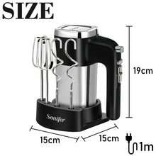 Food Mixer Electric Cuisine Kitchen Blender With Dough Hooks Chrome Egg Beater Hand Mixer Machine For Sweets Bakery Sonifer by SONIFER
