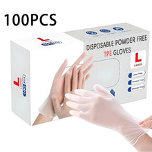 Disposable TPE Gloves 100PCS Kitchen Bathroom Restaurant Camping Travel Waterproof Oil-Proof Household Cleaning Tools by fashioncafee.com / Dsers