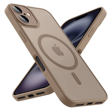 Luxury Frosted Phone Case For iPhone 17 16 15 14 13 12 11 Pro Max Plus 17 Air 16e For Magsafe Matte Transparent Magnetic Cover