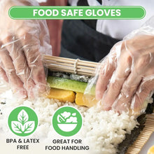 100Pcs Acid Work Safety Disposable Gloves New Food Grade TPE Latex Free Gloves Non-Slip Transparent Cleaning Gloves by fashioncafee.com