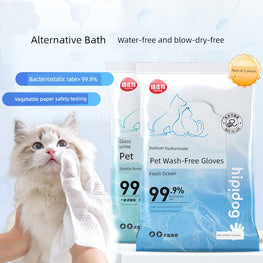 Water-Free Cleaning Gloves for Pets with Fragrance by Zopi Dropshipping