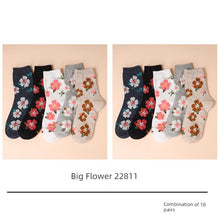 Ladieswear Socks Female Spring & Fall Cotton Mid-Calf Length Socks Fall and Winter Middle-Aged and Elderly Grandma Socks Loose Mouth Pure Color All Year Round Long Tube Women's Socks by fashioncafee.com