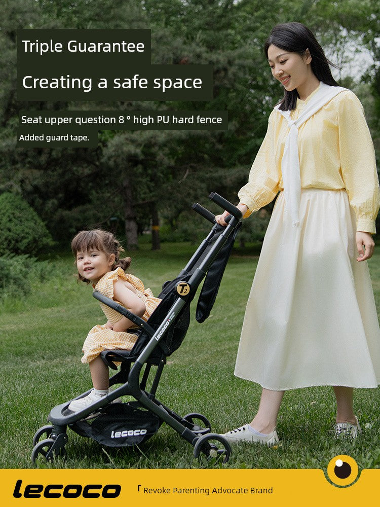 Lecoco Leka Lightweight Foldable Stroller Baby Travel Pocket Stroller Boarding Machine T2 Baby Walking Walk the Children Fantstic Product by fashioncafee.com