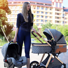 Luxury Portable Travel Pram 3 in 1 Baby Stroller High Landscape Baby Pushchair Baby Travel Stroller Newborn Stroller by fashioncafee.com