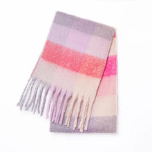 NEW Luxury Winter Thick Warm Scarf Women Cashmere Shawl and Wraps Pashmina Neckerchief Bufanda Female Long Tessel Echarpe 2023 by RUNMEIFA