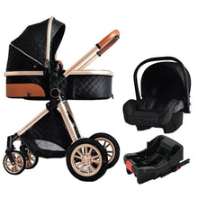 Luxury Portable Travel Pram 3 in 1 Baby Stroller High Landscape Baby Pushchair Baby Travel Stroller Newborn Stroller by fashioncafee.com