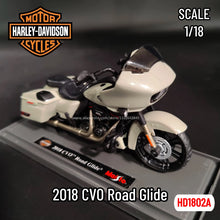1:18 Harley-Davidson Mini Moto Replica 2018 CVO Road Glide Scale Motorcycle Model Collectible Home Office Miniature Man Toy Gift by Maisto