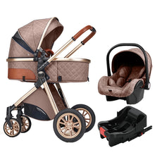 Luxury Portable Travel Pram 3 in 1 Baby Stroller High Landscape Baby Pushchair Baby Travel Stroller Newborn Stroller by fashioncafee.com