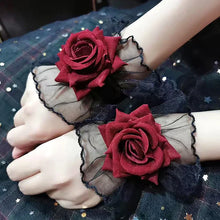 Lolita Lace Wrist Cuffs by Infinite Steampunk / Buddify