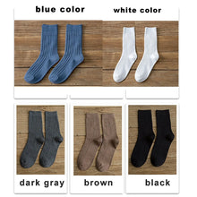 2023 Autumn Winter New High Quality Organic Cotton Harajuku Happy Men Socks Compression Sock Men's Business Dress Long Sock Gift by ZYCSNH